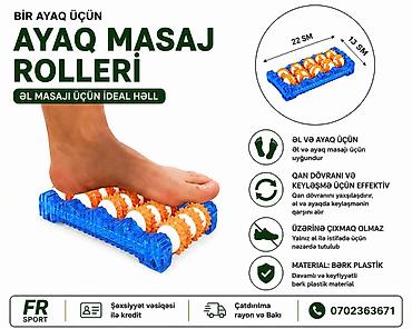 Digər idman və istirahət malları: 💥 masajor, tikanlı masaj aləti ✅ 7/24 əlaqə saxlaya bilərsiz. ✅ — 1