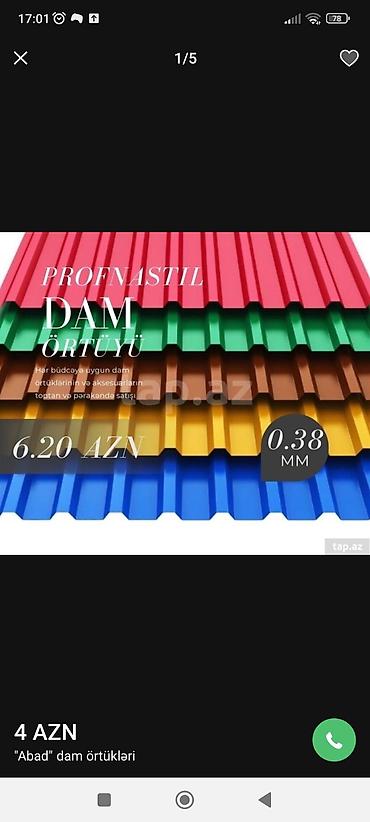 Dam örtükləri: Dam örtüyünü satışı — 2