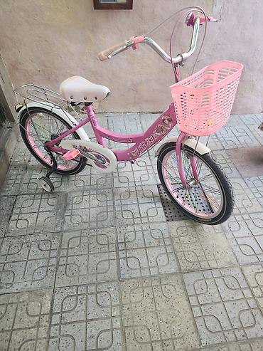18 dyum velosipedlər: Uşaq velosipedi – qızlar üçün, çəhrayı rəngdə Xüsusiyyətlər: - — 2