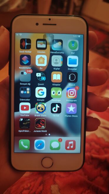 i̇phone x barter: IPhone 7, 32 GB, Matte Gold, Face ID, Barmaq izi