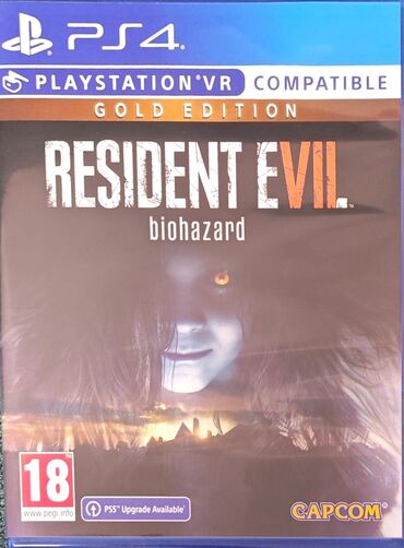 сони ps: Resident evil biohazard ps 4 практически новый