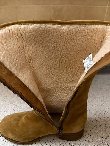 moon boots snizenje: UGG ženske čizme do listova, od prirodne brušene kože (an tilop). - — 7