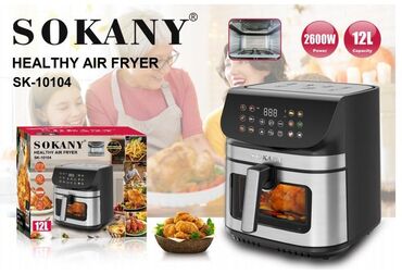 плита электрическая сенсорная: ⸻ 🌟 Аэрогриль SOKANY SK-10104 – мощность, стиль и здоровье в одной