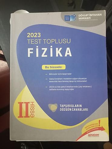 sarı toplar: Məhsul: “2023 Test Toplusu – Fizika (II hissə)”, Dövlət İmtahan — 1