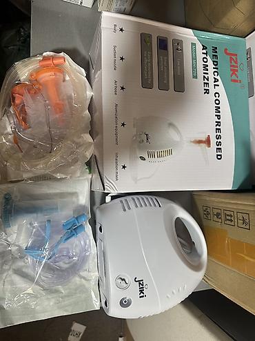 Ингаляторы, небулайзеры: Небулайзер ингалятор новые доставка 24/7 Бишкек, компрессорный — 9