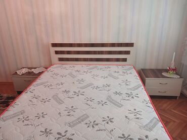 односпальная кровать: Двуспальная кровать, С матрасом, Азербайджан