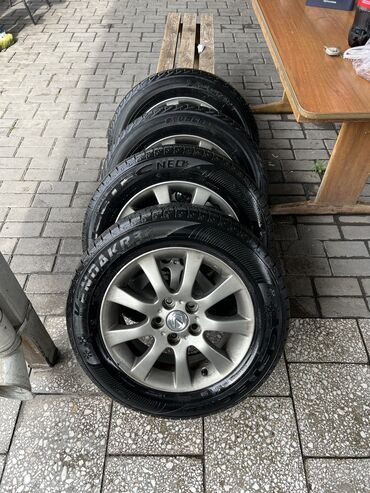 Колеса в сборе: Колеса в сборе 215 / 60 / R 16, Зима, Б/у, Комплект, Легковые, Литые, отверстий - 5