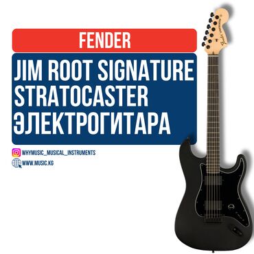 Студийные микрофоны: Электрогитара Fender Jim Root Stratocaster Signature 🎸 Fender Jim