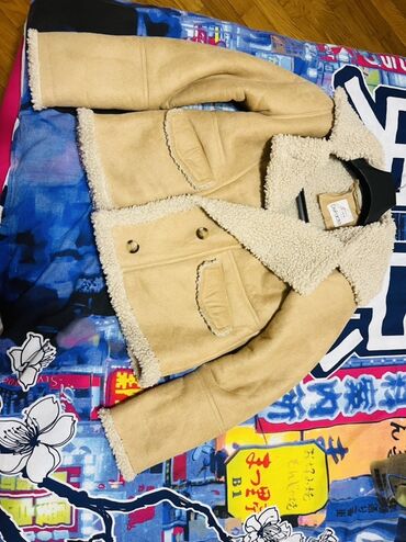 детские вещи из плюшевой пряжи: Куртка, Для девочек, 12 - 14 лет, Defacto