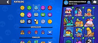 Digər: Brawl Stars oyun hesabı - Kupa: 52,118 - Savaşçılar: 100/101 - — 4