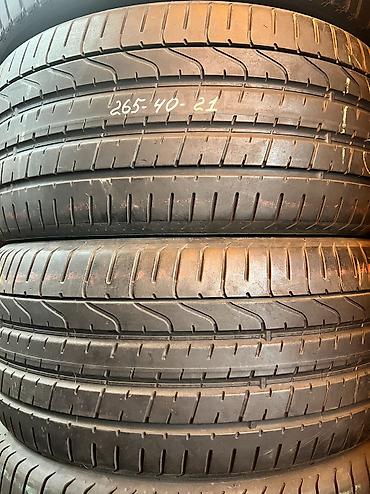 Унаа: Шиналар 265 / 40 / R 21, Жай, Колдонулган, Жуп, Италия, Pirelli — 1