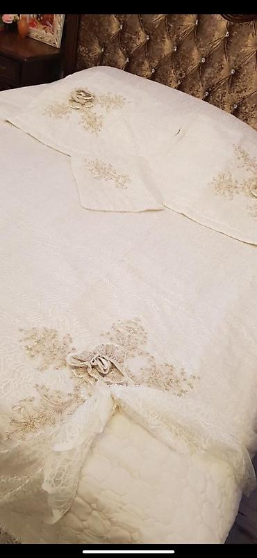 bed sheets: Покрывало на двухспальную кровать б/у в хорошем состояние — 2