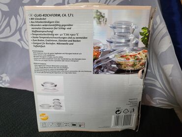 Ostalo posuđe: Nov nemacki vatrostalni pekac. Pekac nov,sve na njemu odsjaj od — 3