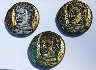 Značke, ordenje i medalje: GIPSANI MAGNET ZA FRIŽIDER TESLA RUČNI RAD | Magnet za frižider od — 22