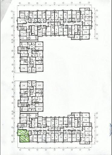 салкын: 1 комната, 40 м², АЮ Гранд Элитка, 8 этаж, ПСО (под самоотделку) — 1