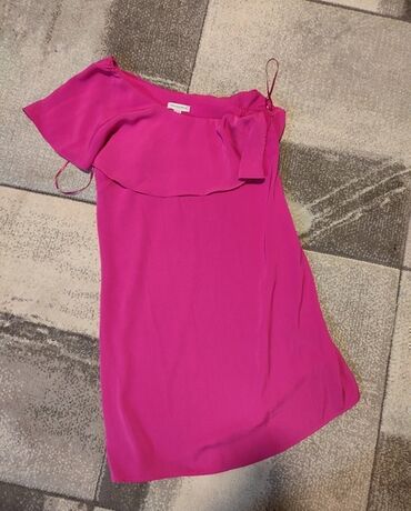 zara haljine kozne: M (EU 38), L (EU 40), color - Pink, Cocktail, Other sleeves