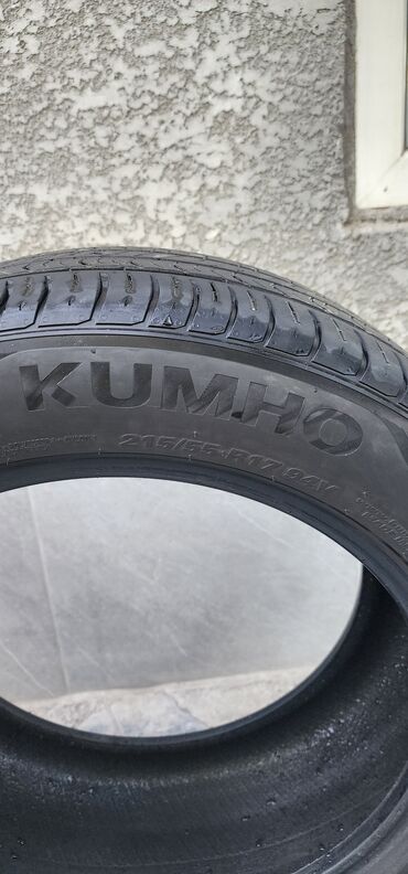 зимние шины новые: Шины 215 / 55 / R 17, Лето, Б/у, Пара, Легковые, Корея, Kumho