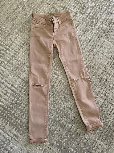 Cinslər: Stradivarius qadın şalvarı - Model: Skinny fit, dar kəsim - Rəng — 1