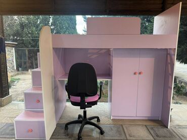 Uşaq və gənc otağı üçün dəstlər: Az işlənilmiş Qız uşağı üçün Kravatlı mebel dəsti, kreslo ilə birlikdə — 9