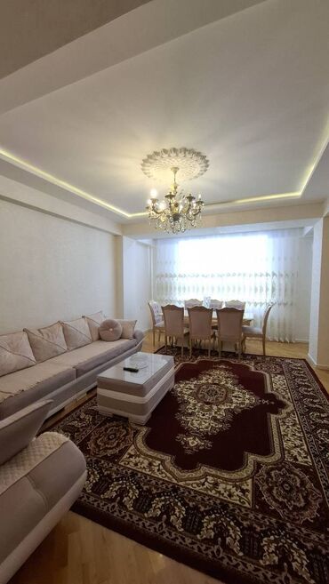 Uzunmüddətli kirayə mənzillər: Nizami Rayonu Qara Qarayev Metrosunun Yanında 3 otaq. Mərtəbə - 17/15 — 2