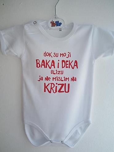 Bodiji i zeke za bebe: Mere 56-62 dvobroj do 3 meseci 68 do 5 meseci 74 do 9 meseci 80 do — 7