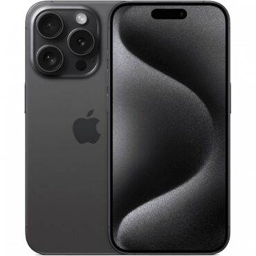 Apple iPhone: IPhone 15 Pro, Б/у, 256 ГБ, Black Titanium, Зарядное устройство, Защитное стекло, Чехол, 93 %