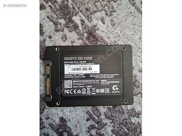 SSD diskləri: Daxili SSD disk Gigabyte, 240 GB
