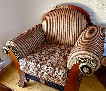 köhnə mebel satışı: İşlənmiş, 2 kreslo, Bazasız, Açılmayan — 3