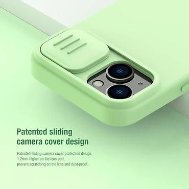 Maske i futrole za telefone: Maska Nillkin CamShield Silky za iPhone 15 6.1 crna. Uz brzu dostavu i — 6