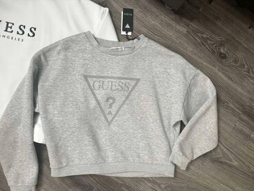 Dukserice: Guess, S (EU 36), bоја - Siva