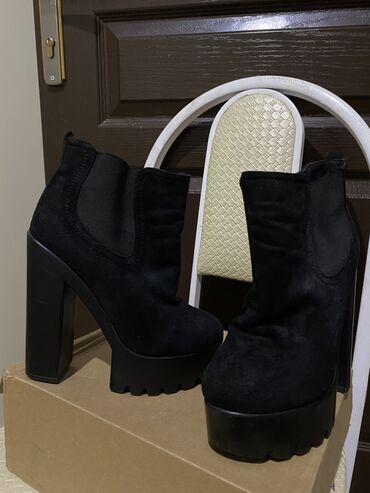 Botinka və botilyonlar: Ölçü: 37, rəng - Qara, İşlənmiş — 3