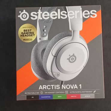 наушники с микрофоном для работы оператором: Полноразмерные, SteelSeries, Б/у, Проводные, Для переговоров