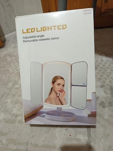 Зеркало косметическое с LED-подсветкой - Триморфная конструкция