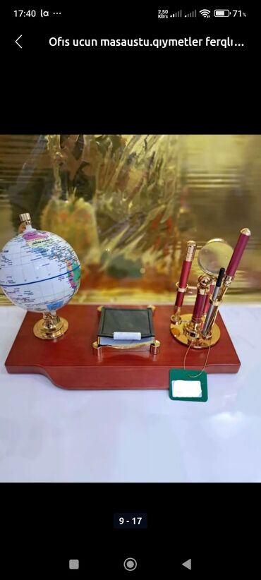 Masaüstü dəstlər: Ofis və iş otaqları üçün masaüstü dəst.tek və komplekt şəkildə — 9