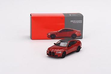 bmx rog: 🔴 BMW M4 Competition (G82) — Toronto Red Metallic — 1:64 — Mini GT — 1