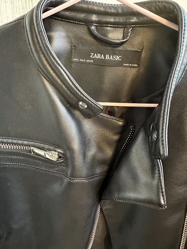 секонд хенд кожаные куртки: Кожаная куртка, Косуха, Кожзам, Укороченная модель, S (EU 36)