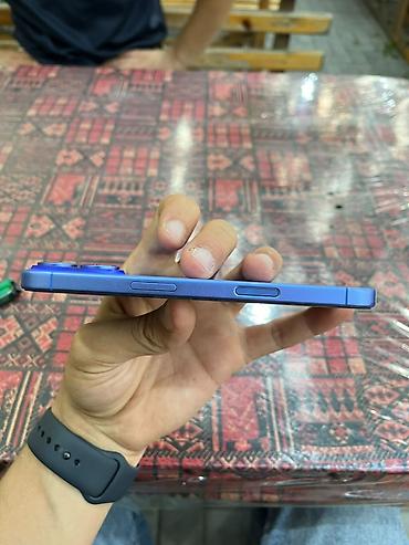 Mobil telefonlar: IPhone 16, 128 GB, Göy, Zəmanət, Face ID, Sənədlərlə — 4