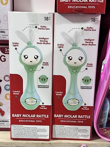 робот emo: Погремушка «Baby Molar Rattle» — развивающая игрушка для детей от 18 — 1