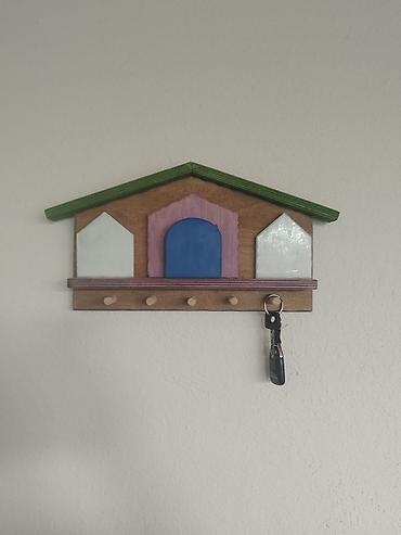 ramazan dekorlari: Açar asqısı – divara bərkidilən dekorativ taxta model - Material — 1
