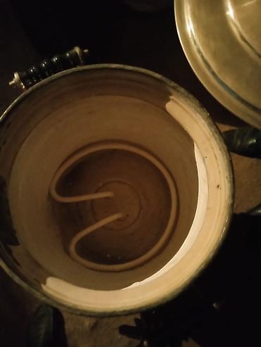 odun samovarları 5l: Elektrik samovar – iri həcmli, metal gövdəli, kranlı model — 4