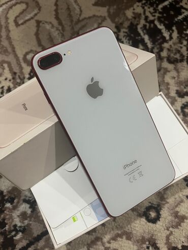 Apple iPhone: IPhone 8 Plus, 64 GB, Desert Titanium, Barmaq izi, Face ID