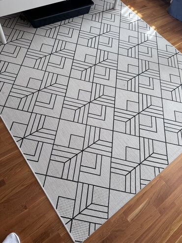 ruski saten sa elastinom: Carpet, Rectangle, color - White