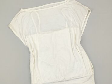 białe bluzki z bufiastymi rękawami: Blouse, L (EU 40), condition - Good