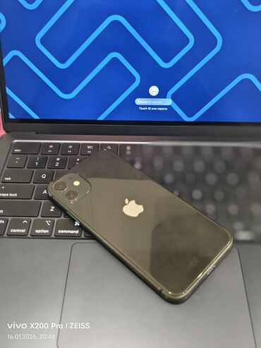 Apple iPhone: IPhone 11, Б/у, 64 ГБ, Space Gray, Чехол, 100 % — 1