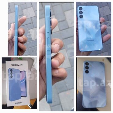 Samsung: Samsung Galaxy A15, 128 GB, rəng - Mavi, Zəmanət, Kredit, Düyməli