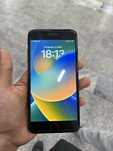 Apple iPhone: IPhone 8 Plus, Б/у, 256 ГБ, Space Gray, Зарядное устройство, Защитное стекло, Чехол, 100 %
