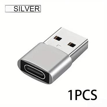 Druga oprema za računare i laptopove: Adapter sa USB C ženskim na USB A muški NOVO. OPIS PROIZVODA: Adapter — 1