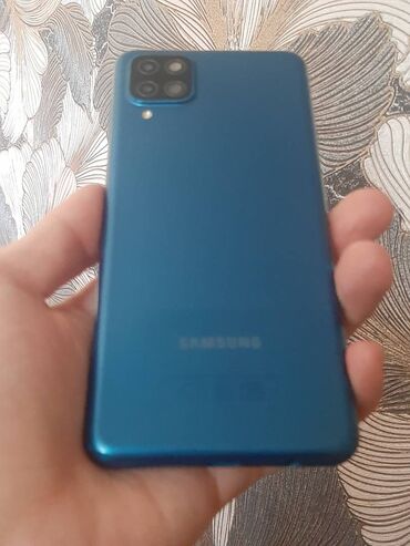 Samsung: Samsung Galaxy A12, 64 GB, rəng - Göy, İki sim kartlı, Face ID