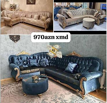 divan 2 əl: Künc divan, Yeni — 1