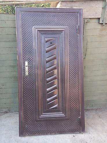 çöl qapi: Blok üçün İşlənmiş Giriş qapısı 100x210 sm Petlə ilə, Ödənişli quraşdırma, Ödənişli çatdırılma — 1